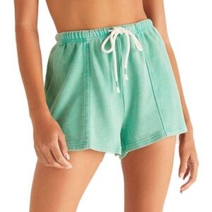 Z Supply Lounge•Green Juice Vintage Terry Shorts•Size S•NWT